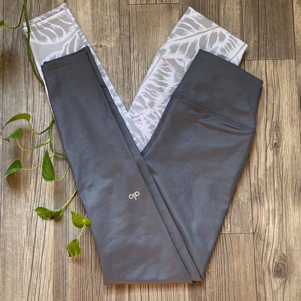 Alo Yoga Airbrush High Waisted Leggings Dark Grey